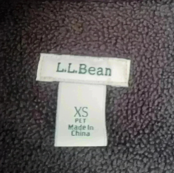 L.L. Bean Womens Pink Flannel Fleece Lined Shacket XS PET - Picture 9 of 13